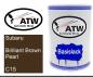 Preview: Subaru, Brilliant Brown Pearl, C1S: 500ml Lackdose, von ATW Autoteile West.